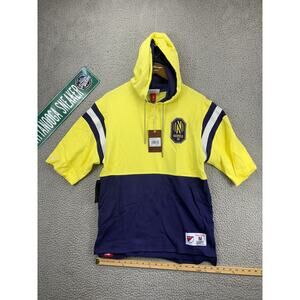 Mitchell & Ness x Nashville Soccer Club SC Short Sleeve Hoodie Mens Medium NEW M